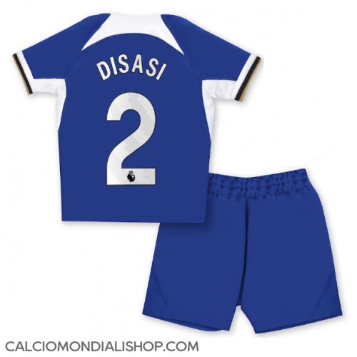 Maglie da calcio Chelsea Axel Disasi #2 Prima Maglia Bambino 2023-24 Manica Corta (+ Pantaloni corti)